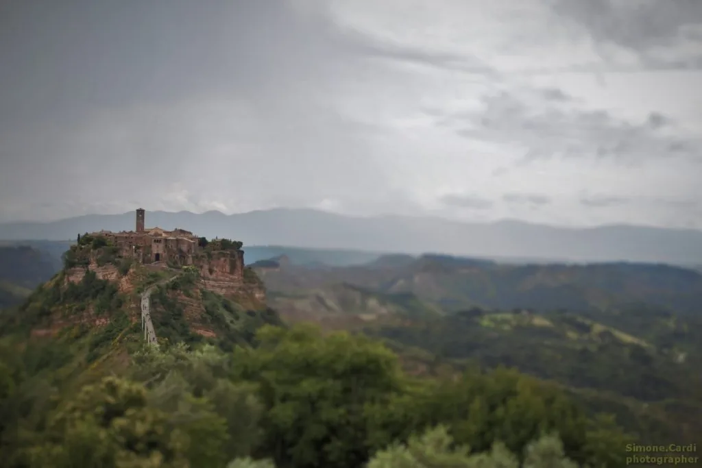 Civita di Bagnoregio foto panorama