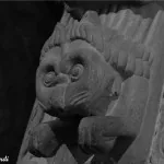 Pieve di Gropina scultura con creatura fantastica