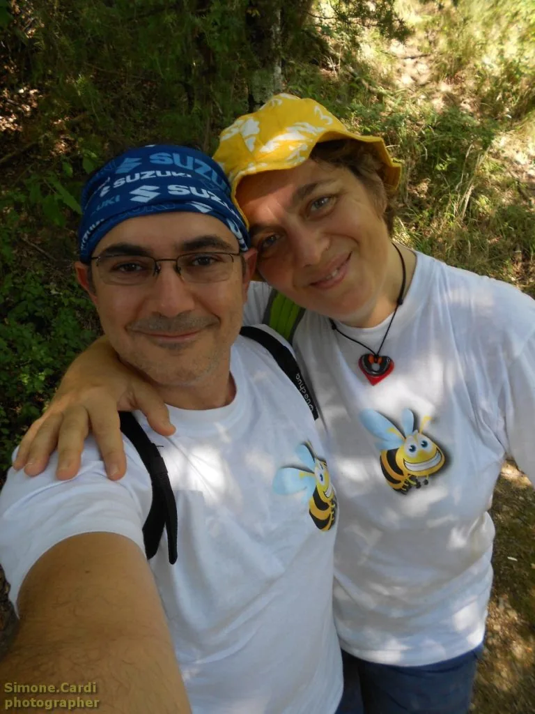 Simone e Rebecca Beeontour sul Pratomagno