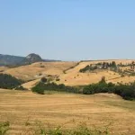Val di Cecina panorama dei crete e calanchi
