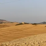 Val di Cecina panorama casale collina fieno