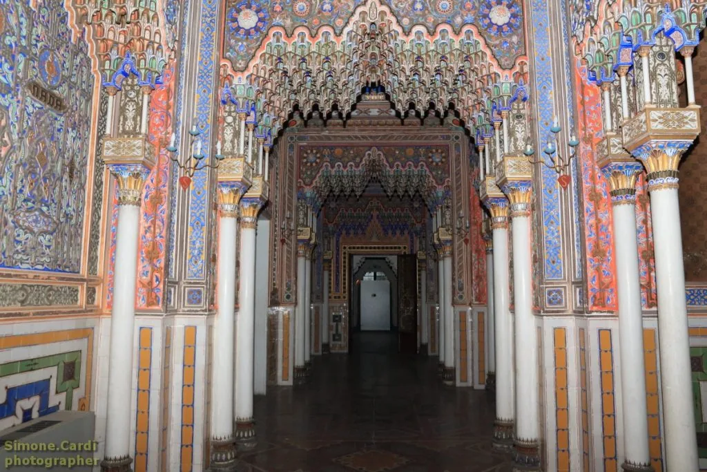 Castello di Sammezzano corridoio orientale