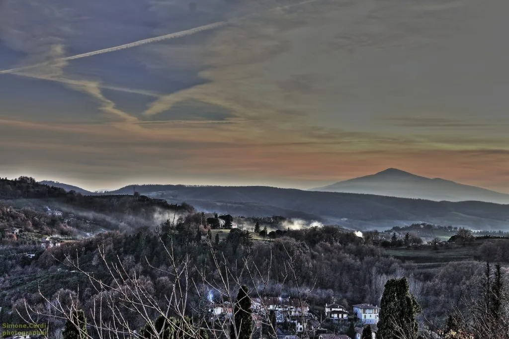 Montepulciano - panorama sulla Valdichiana (Montepulciano, Siena)