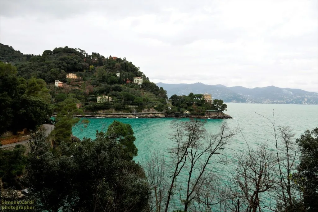 Panorama Golfo del Tigullio in inverno