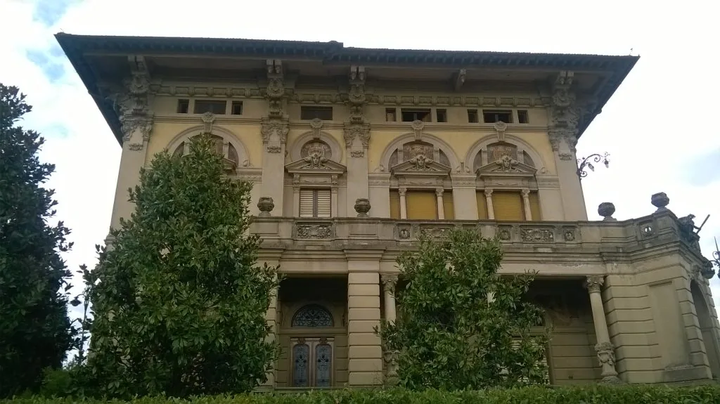 Villa Masini a Montevarchi la facciata