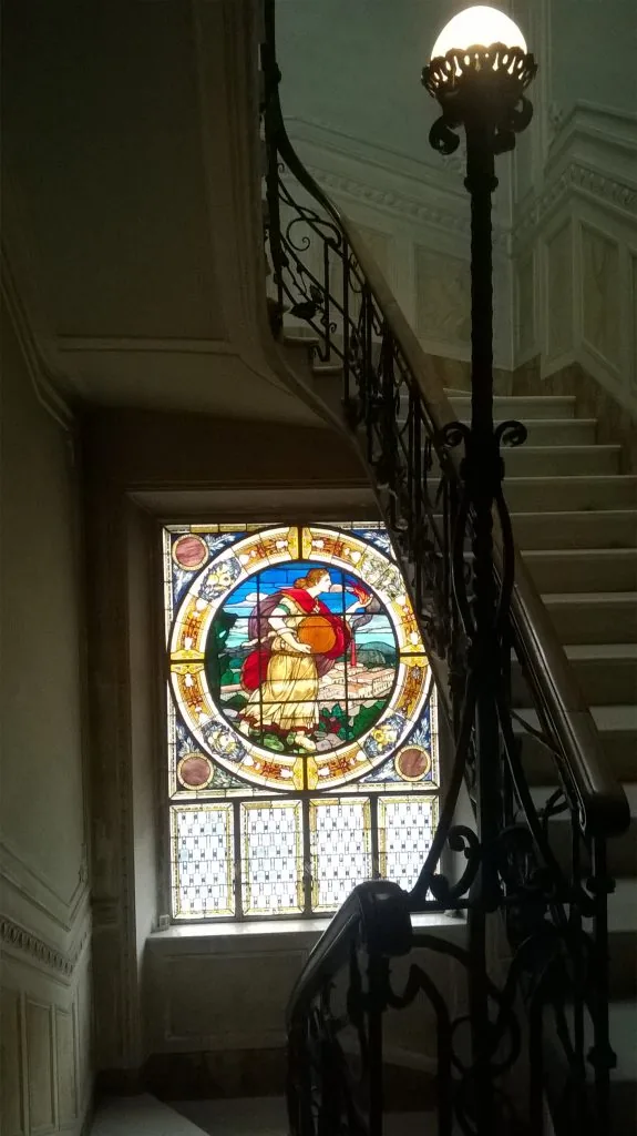 Villa Masini vetrata Liberty
