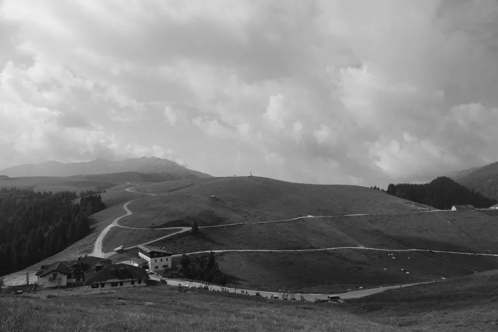 Passo del Brocon Trentino panorama