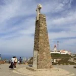 Cabo da Roca, Portogallo: croce confine occidentale di Europa