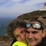 Rebecca e Simone Beoontour, faro di Cabo da Roca, Portogallo