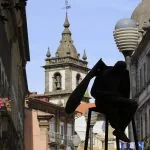Braga, Portogallo: centro storico particolare campanile