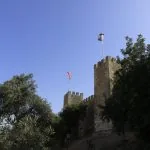 Lisbona, Portogallo: Castello Sao Jorge torri