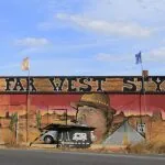 Portogallo, Algarve: murales Far West Style ispirato alla Route 66