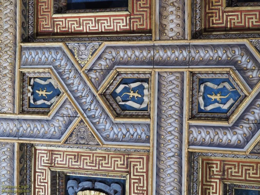 Mantova Palazzo Te salamandra impresa di Federico Gonzaga