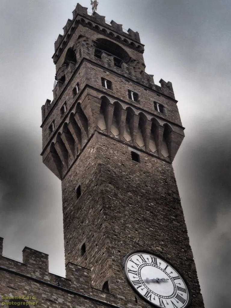 Firenze, Palazzo Vecchio - particolare della torre