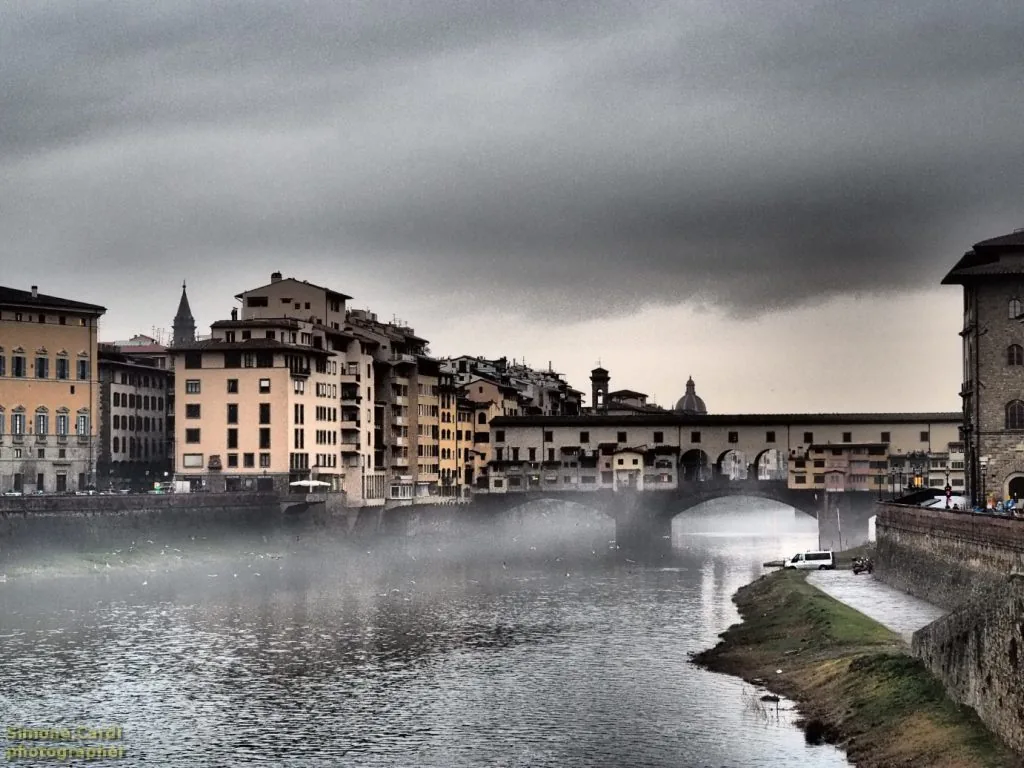 Firenze, veduta del Ponte Vecchio