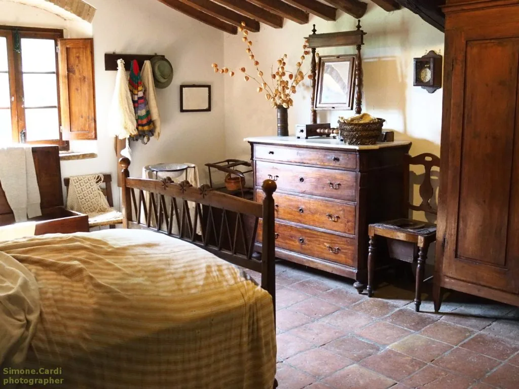 casa d'erci la camera da letto dei contadini