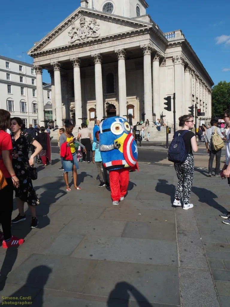 minion a Trafalgare Square
