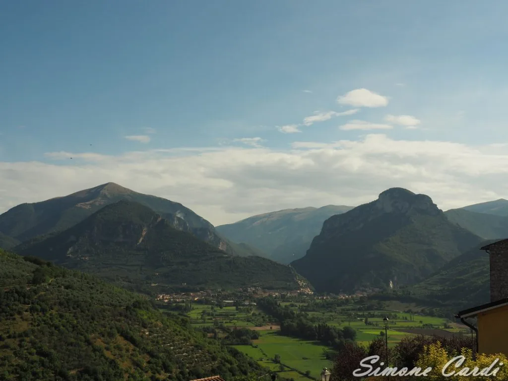 Valnerina veduta da Montefranco Valnerina veduta da Montefranco