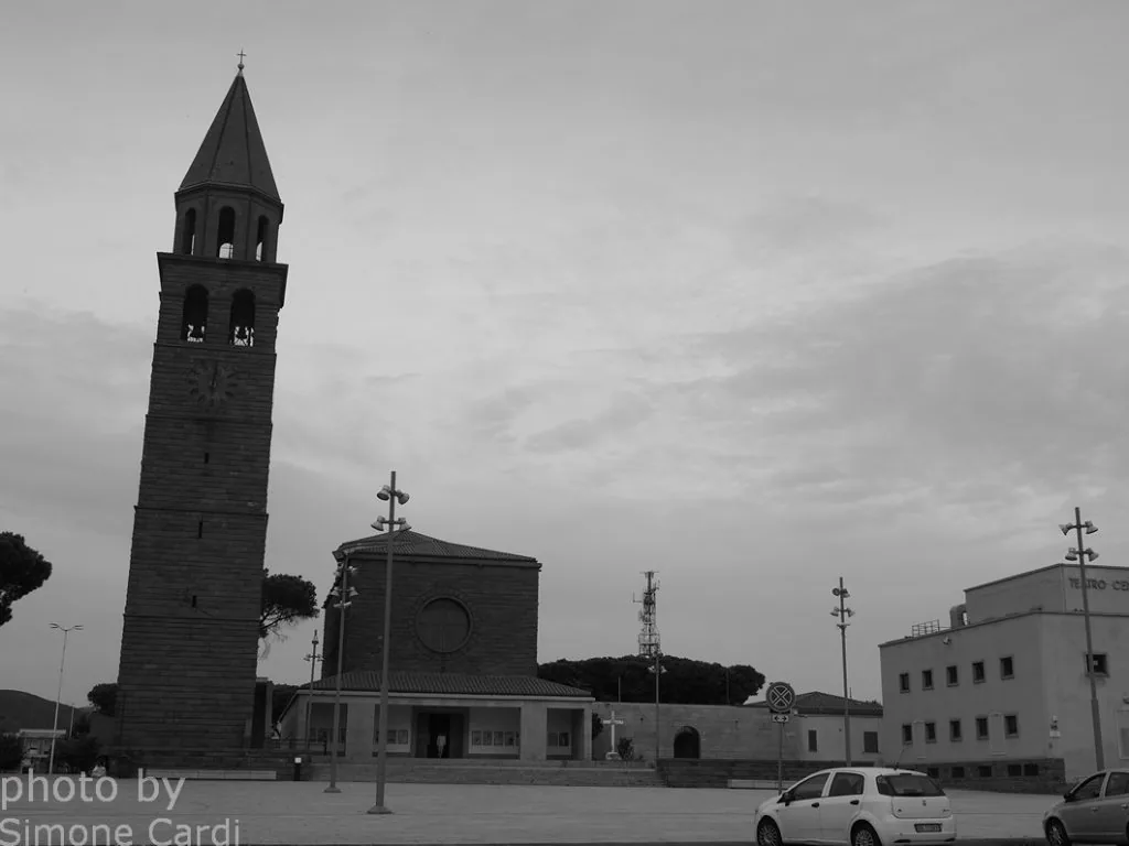 Carbonia Piazza Roma Chiesa di San Ponziano