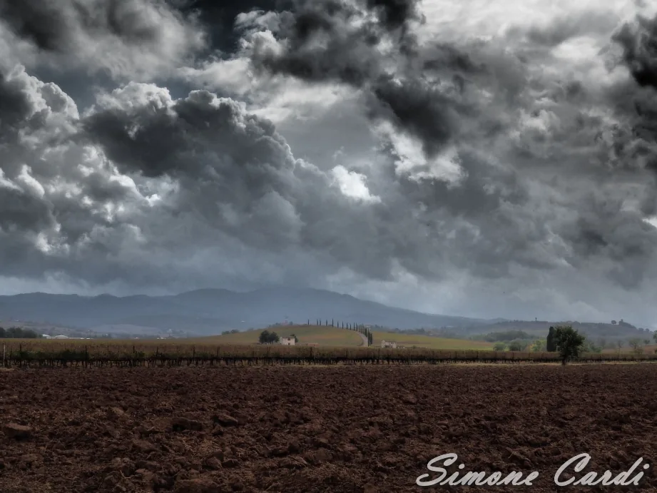 Panorama di autunno zona Amiata