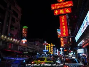 Thailandia, Bangkok: quartiere cinese di notte