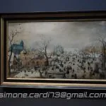 Paesaggio invernale con pattinatori, Avercamp, Rijksmuseum di Amsterdam, Paesi Bassi