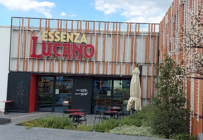 Essenza Lucano ingresso museo di Pisticci