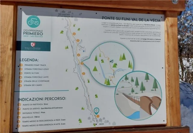 ponte sui funi val della vecia