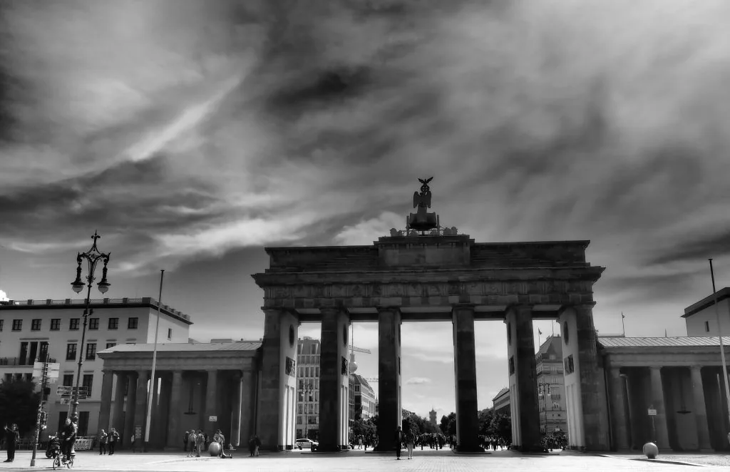 Porta di Brandeburgo a Berlino, Germania