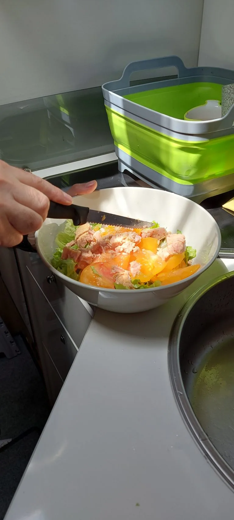 insalata in camper